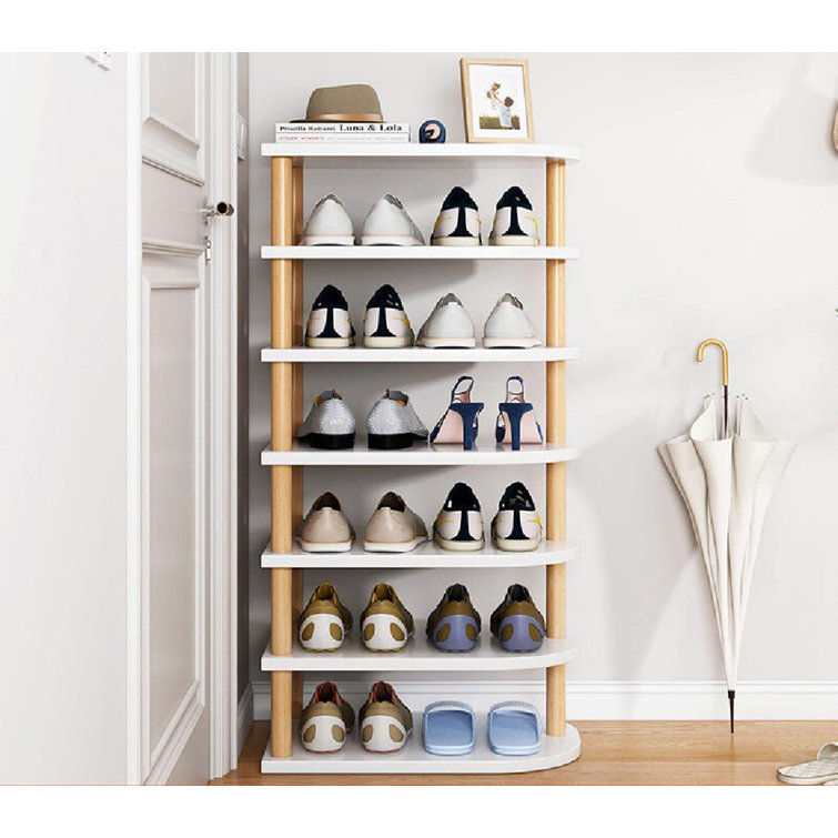 Ebern Designs Shoe Shelf Family Doorway Small And Narrow Stratif 14